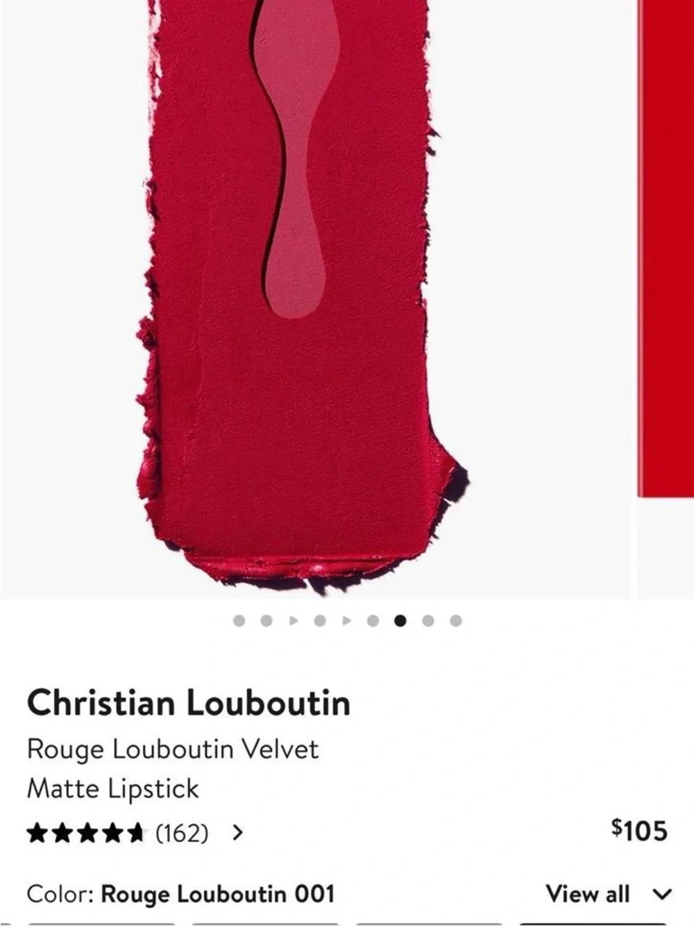Christian Louboutin Velvet Matte Lip Colour -New